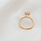 Round Brilliant Diamond Engagement Ring (European Shank)