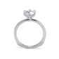 Round Brilliant Diamond Engagement Ring (European Shank)