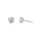 Round Brilliant Diamond Solitaire Stud Earrings - 4 prongs