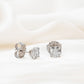 Round Brilliant Diamond Solitaire Stud Earrings - 4 prongs