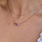 Bubbles Spinel Pendant Necklace