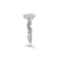 Twisted Infiniti Diamond Engagement Ring