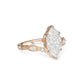 Verdelle Marquise Diamond Botanical Engagement Ring