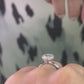 Tapered Double Ridge Engagement Ring