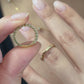 Round Brilliant Diamond 2mm Diamond Band 2/3 Way
