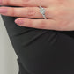 Twisted Infiniti Diamond Engagement Ring