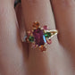 Rhodolite Garnet Ring