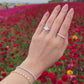 Sasa Rose Diamond Braided Eternity Band