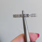 Emerald Cut Diamond East West Bezel Eternity Band