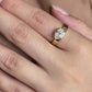 Diamond Offset Cigar 4mm Band (Polished)
