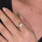 Diamond Offset Cigar 4mm Band (Satin)